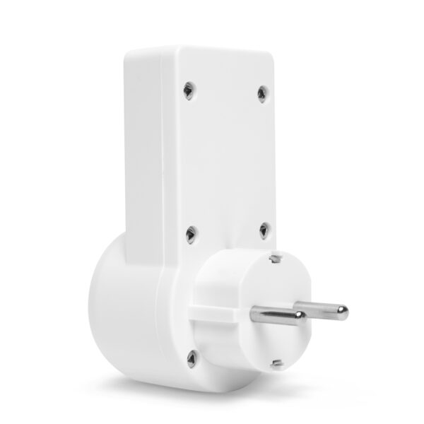 Mozgásérzékelő konnektor - 120° - max 10 m - max 1200W - IP20 - fehér - Image 2