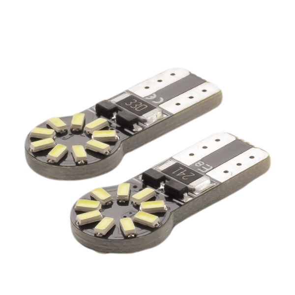 Autós LED - CAN126 - T10 (W5W) - 180 lm - can-bus - SMD 3W - 2 db / bliszter - Image 2