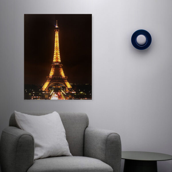 LED-es fali hangulatkép - "Eiffel torony" -  2 x AA, 38 x 48 cm - Image 2